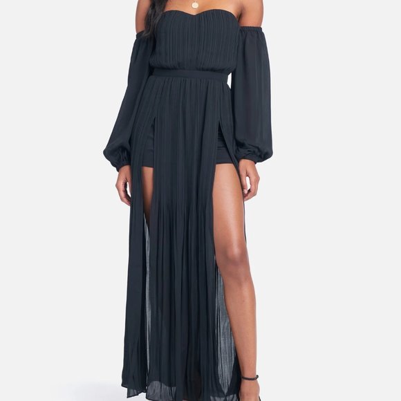 bebe Dresses & Skirts - Front Slit Maxi Dress - Bebe NWT